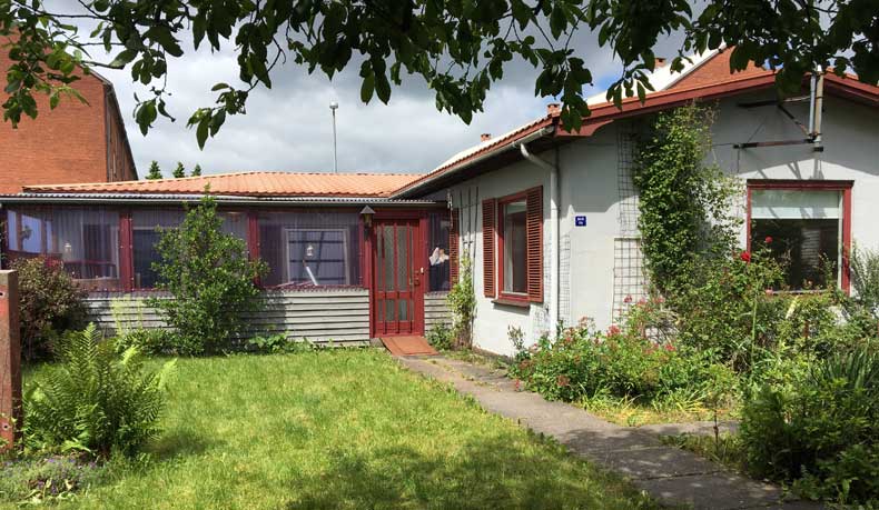 set fra indgang, Lavendelvel